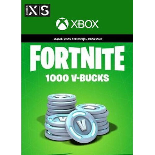 Everything Epic Games Fortnite 1000 V-Bucks Προπληρωμένη Κάρτα με 1000 V-Bucks Key για XBOX