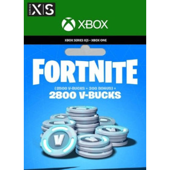 Everything Epic Games Fortnite Προπληρωμένη Κάρτα με 2800 V-Bucks Key για XBOX