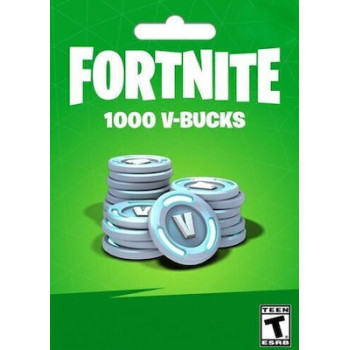 Everything Epic Games Fortnite 1000 V-Bucks Προπληρωμένη Κάρτα με 1000 V-Bucks Key για PC