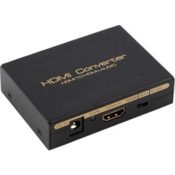 Anga Μετατροπέας HDMI female σε HDMI / RCA / Toslink female (371-087)