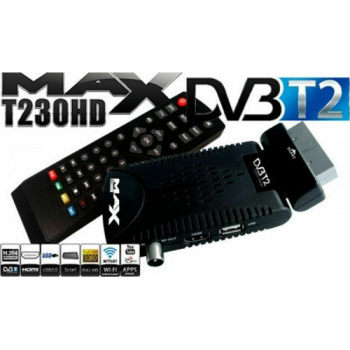 MAX 230 HD Ψηφιακός Δέκτης Mpeg-4 Full HD (1080p) με Λειτουργία PVR (Εγγραφή σε USB) Σύνδεσεις SCART / HDMI / USB MAX 230 HD Ψηφιακός Δέκτης Mpeg-4 Full HD (1080p) με Λειτουργία PVR (Εγγραφή σε USB) Σύνδεσεις SCART / HDMI / USB