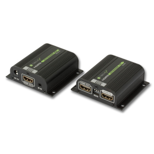 Techly EXT-E70POED HDMI EXTENDER Full HD με POE για καλώδιο Cat.6 / 6A / 7 40m με EDID και IR