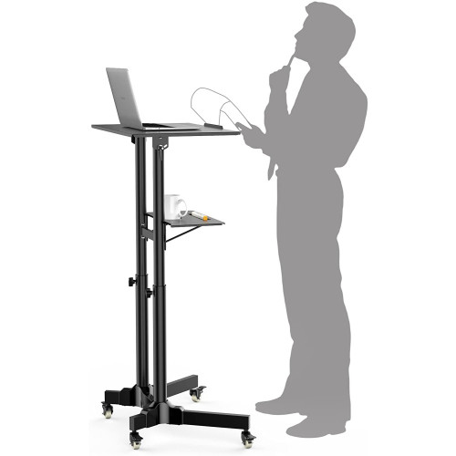 Techly ICA-TB TPM-1BK Mobile Workstation Black