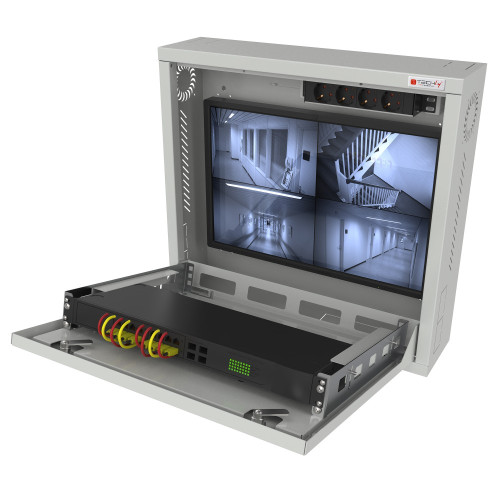 TECHLY ICRLIM08M Επιτοίχια Καμπίνα Ασφαλείας για DVR