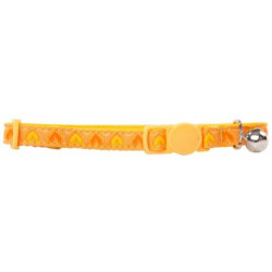 PW Κολαρο Γατας Heart Κιτρινο 30cm