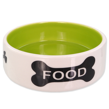 Bowl Df Ceramic Print Bone 12,5×4,5cm 0.28i Apple Green