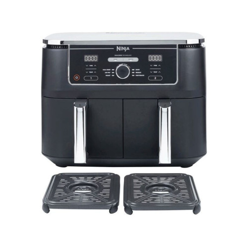 Ninja Foodi Max Dual Zone Air Fryer με Διπλό Αποσπώμενο Κάδο 9.5lt Μαύρο