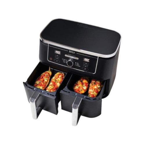 Ninja Foodi Max Dual Zone Air Fryer με Διπλό Αποσπώμενο Κάδο 9.5lt Μαύρο