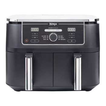 Ninja Foodi Max Dual Zone Air Fryer με Διπλό Αποσπώμενο Κάδο 9.5lt Μαύρο