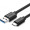 Ugreen US184 Regular USB 3.0 Cable USB-C male - USB-A male Μαύρο 1m (20882)