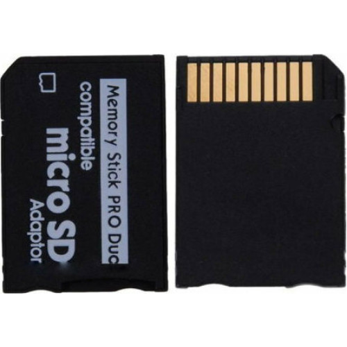 Memory Stick Pro Duo Adapter to micro SD PSP