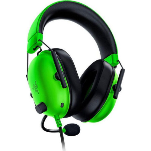 Razer BlackShark V2 X Over Ear Gaming Headset με σύνδεση 3.5mm Πράσινο