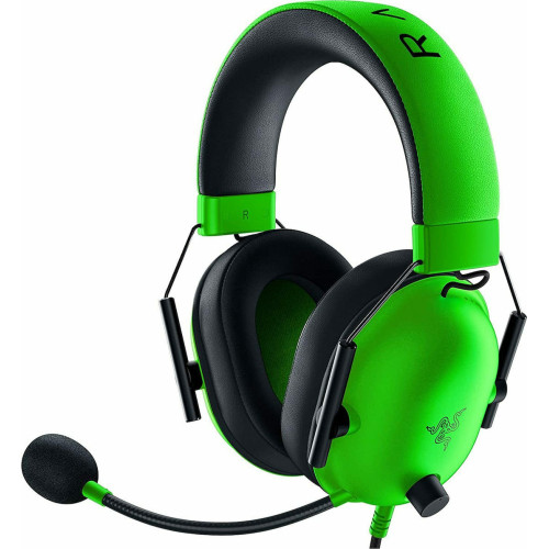 Razer BlackShark V2 X Over Ear Gaming Headset με σύνδεση 3.5mm Πράσινο