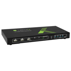 Techly IDATA KVM-HDMI4U 4x1 KVM SWITCH με USB και HDMI 4K
