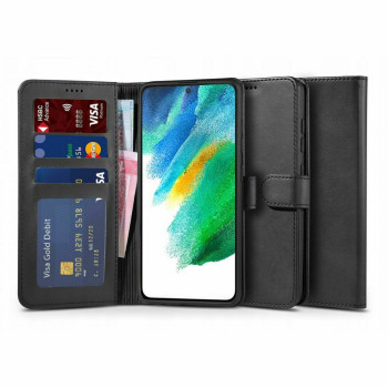 Tech-Protect Wallet Δερματίνης Μαύρο (Galaxy S21 FE 5G)