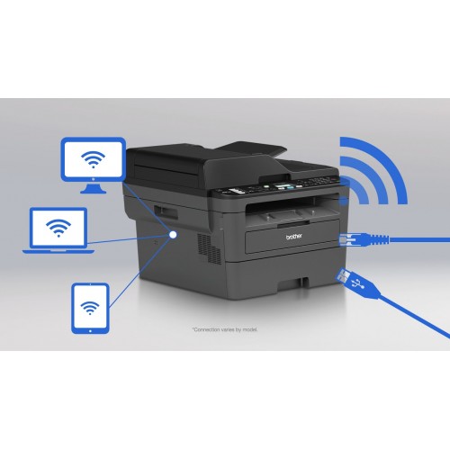 Πολυμηχάνημα BROTHER MFC-L2800DW - Ασπρόμαυρο