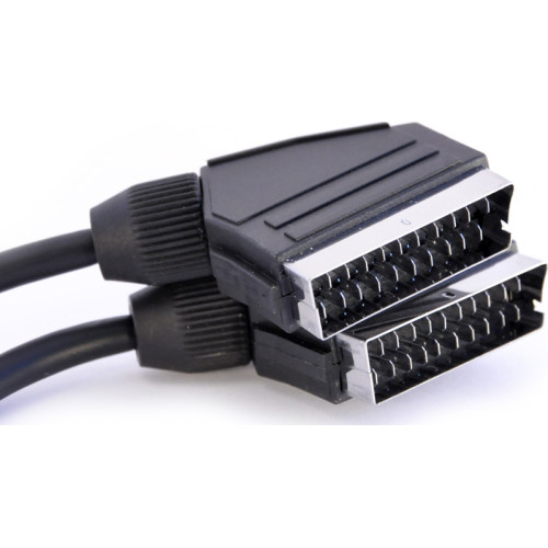 Powertech Cable Scart male - Scart male 1.4m (CAB-S001)