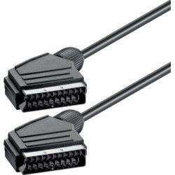 Powertech Cable Scart male - Scart male 1.4m (CAB-S001)
