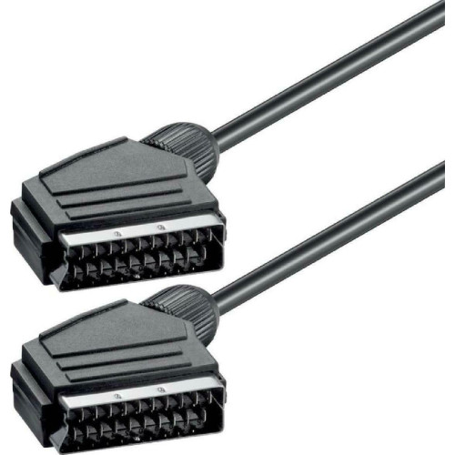 Powertech Cable Scart male - Scart male 1.4m (CAB-S001)