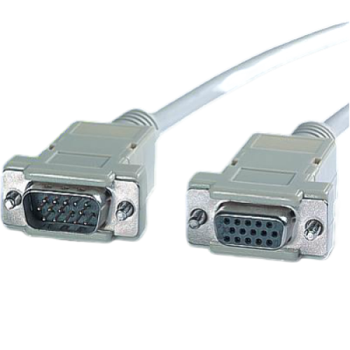 ROLINE VGA Cable, HD15 F - HD15 M, B-A 3 m