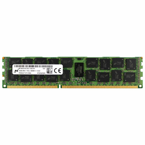 Micron 16GB 2Rx4 PC3L-12800R DDR3 1600 MHz 1.35V ECC REG RDIMM Memory RAM 1x 16G