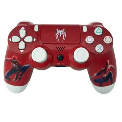Doubleshock ασύρματο Gamepad για PS4 Spiderman κόκκινο