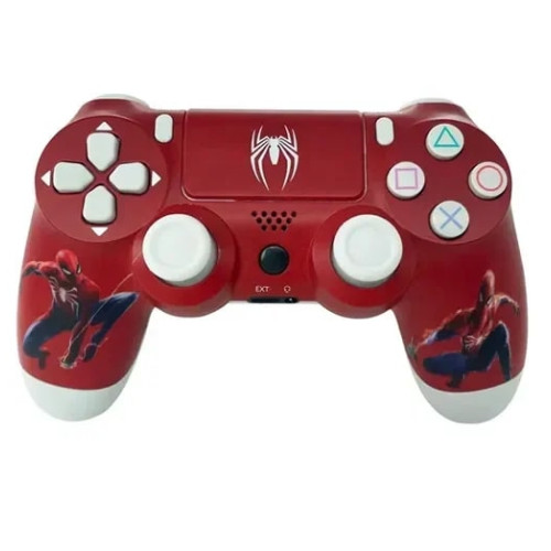 Doubleshock ασύρματο Gamepad για PS4 Spiderman κόκκινο