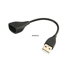 1 Pack - SMAVCO (TM) 6 Inch Replacement USB Charger Cable for Fitbit One Wireless Activity Bracelet Wristband
