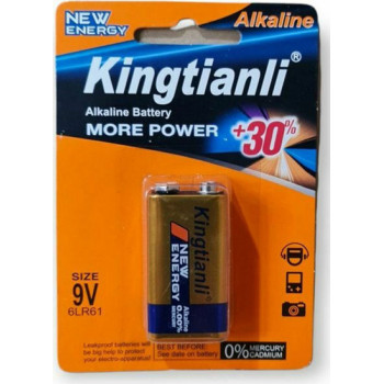 Kingtianli Alkaline 9V 1τμχ