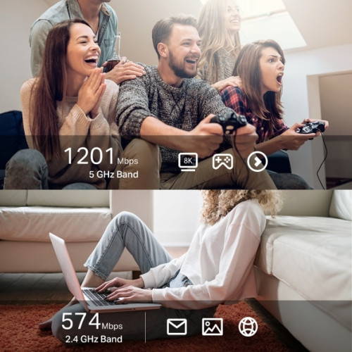 TP-LINK TX20U Plus v1 Ασύρματος USB Αντάπτορας Δικτύου με Αποσπώμενη Κεραία 1775Mbps