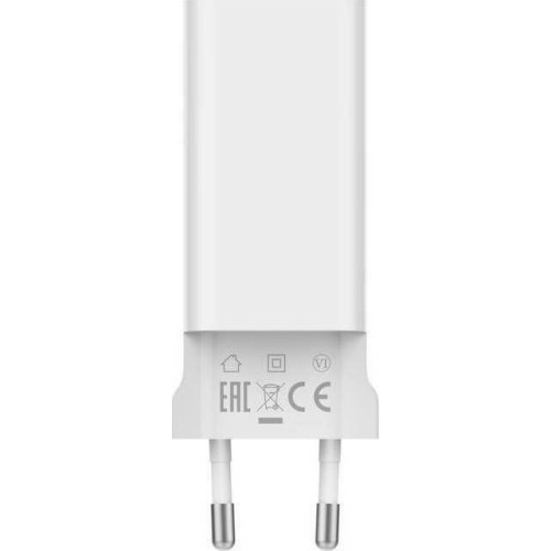 Xiaomi Φορτιστής Χωρίς Καλώδιο GaN με Θύρα USB-C και Καλώδιο USB-C 65W Λευκός (BHR4499GL)
