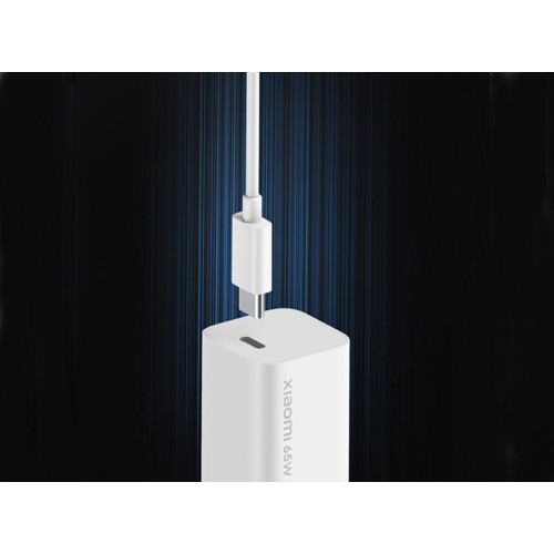 Xiaomi Φορτιστής Χωρίς Καλώδιο GaN με Θύρα USB-C και Καλώδιο USB-C 65W Λευκός (BHR4499GL)