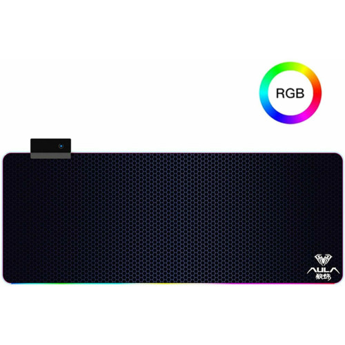 Aula F-X5 Gaming Mouse Pad XXL 800mm με RGB Φωτισμό Μαύρο Aula F-X5 Gaming Mouse Pad XXL 800mm με RGB Φωτισμό Μαύρο