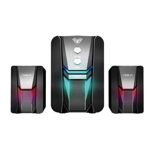 Aula N-189 Ηχεία Υπολογιστή 2.1 με RGB Φωτισμό και Ισχύ 5W σε Μαύρο Χρώμα Aula N-189 Ηχεία Υπολογιστή 2.1 με RGB Φωτισμό και Ισχύ 5W σε Μαύρο Χρώμα