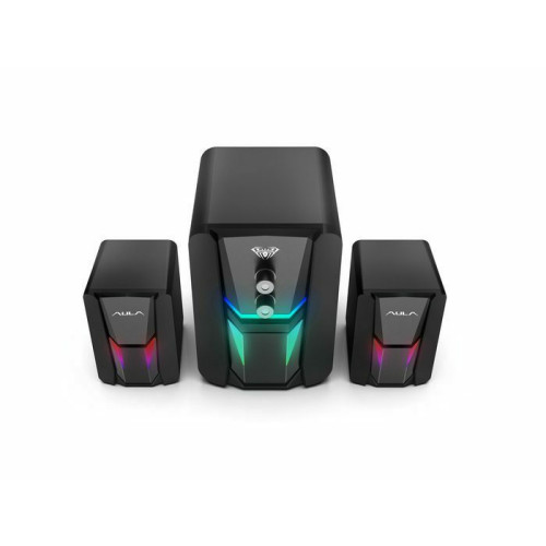 Aula N-189 Ηχεία Υπολογιστή 2.1 με RGB Φωτισμό και Ισχύ 5W σε Μαύρο Χρώμα Aula N-189 Ηχεία Υπολογιστή 2.1 με RGB Φωτισμό και Ισχύ 5W σε Μαύρο Χρώμα