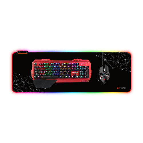 Aula F-X5 Gaming Mouse Pad XXL 800mm με RGB Φωτισμό Μαύρο Aula F-X5 Gaming Mouse Pad XXL 800mm με RGB Φωτισμό Μαύρο