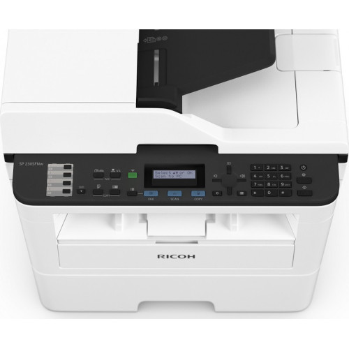 Ricoh SP 230SFNw Ασπρόμαυρο Πολυμηχάνημα Laser με WiFi και Mobile Print Ανακαινισμένο