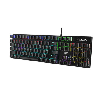 KEYBOARD AULA S2022 MECHANICAL RGB BLACK USB GR NEW
