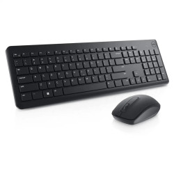 KEYBOARD MOUSE DELL WIRELESS KM3322W GR BL NEW