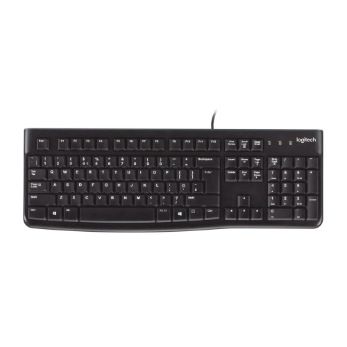 KEYBOARD LOGITECH K120 WIRED BLACK NEW