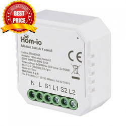 HOM-IO SMART ΔΙΑΚΟΠΤΗΣ 2 ΚΑΝΑΛΙΩΝ
