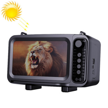 DV-666 Desktop Portable Solar Bluetooth Speaker Card FM Radio With Flashlight(Lion) DV-666 Desktop Portable Solar Bluetooth Speaker Card FM Radio With Flashlight(Lion)