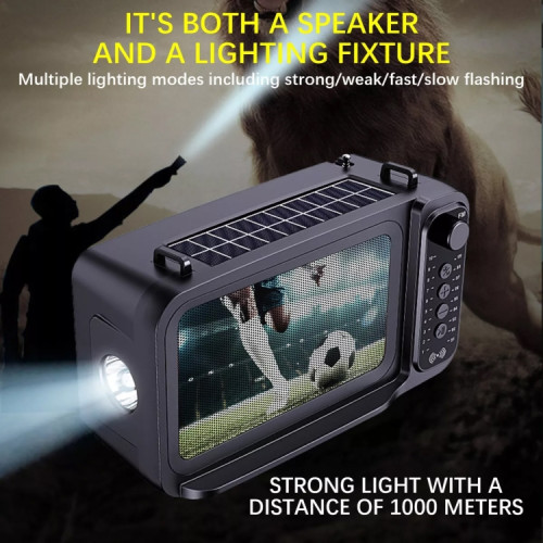 DV-666 Desktop Portable Solar Bluetooth Speaker Card FM Radio With Flashlight(Lion) DV-666 Desktop Portable Solar Bluetooth Speaker Card FM Radio With Flashlight(Lion)