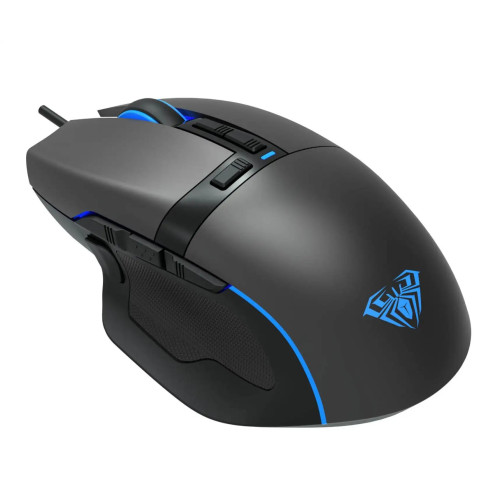 Ποντίκι AULA F808 RGB ενσύρματο USB μαύρο New