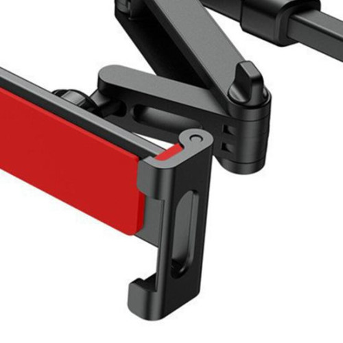 Βάση στήριξης tablet/τηλεφώνου βαρέως τύπου για τοποθέτηση στο προσκέφαλο του πίσω καθίσματος με μεταλλική κλειδαριά και λαβές σιλικόνης, επεκτάσιμο αξεσουάρ αυτοκινήτου για οικογενειακά ταξίδια