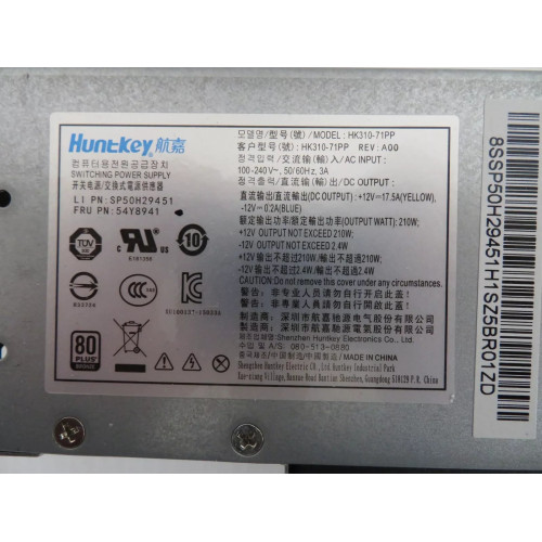 Lenovo M920s M910 M710s M710T 210W Τροφοδοτικό HK310-71PP HuntKey 00PC746