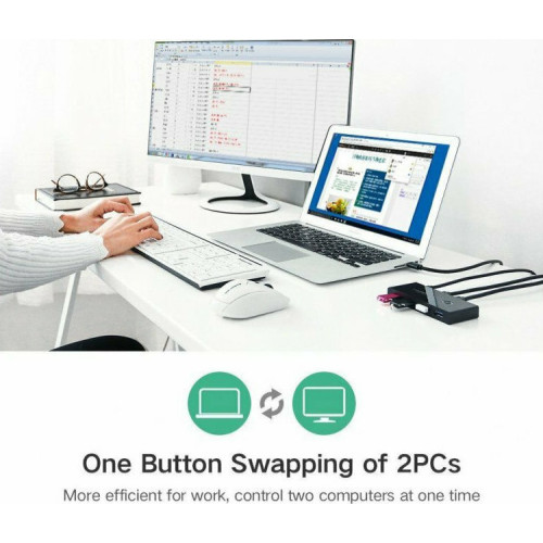 Ugreen Sharing Box USB 3.0 Hub 4 Θυρών με σύνδεση USB-A