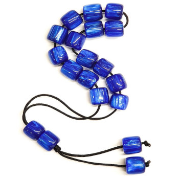 Roloi Komboloi Κομπολόι από Ρητίνη Μήκους 32εκ. Μπλε