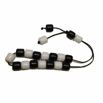 ΚΟΜΠΟΛΟΪ ΔΙΧΡΩΜΟ ΜΑΥΡΟ-ΑΣΠΡΟ