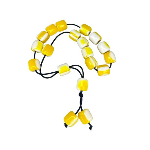 ΚΟΜΠΟΛΟΙ ΚΙΤΡΙΝΟ - ΛΕΥΚΟ